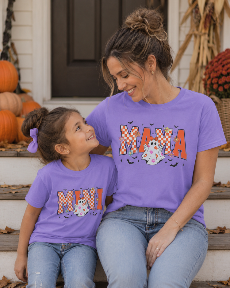 Mini Spooky Ghost Comfort ColorsĀ® Youth Tee