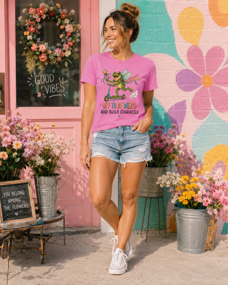Off to Be Weird & Build Character GildanĀ® Softstyle Tee