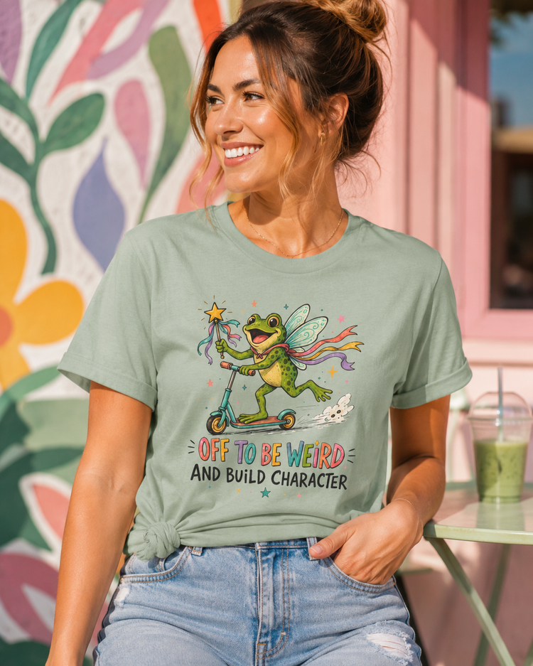 Off to Be Weird & Build Character GildanĀ® Softstyle Tee