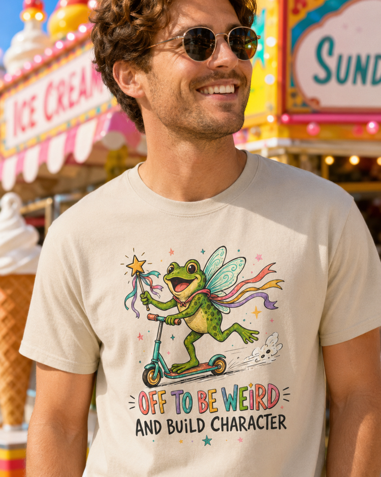 Off to Be Weird & Build Character GildanĀ® Softstyle Tee