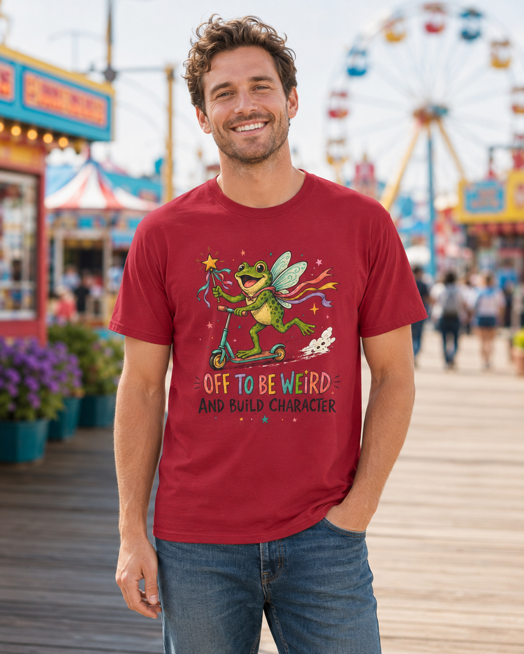 Off to Be Weird & Build Character GildanĀ® Softstyle Tee