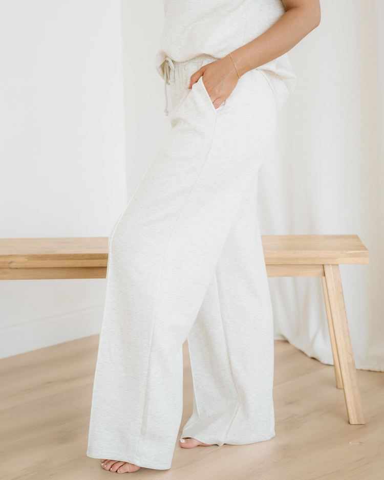 Addyson Polo Tee & Straight-Leg Pant Set