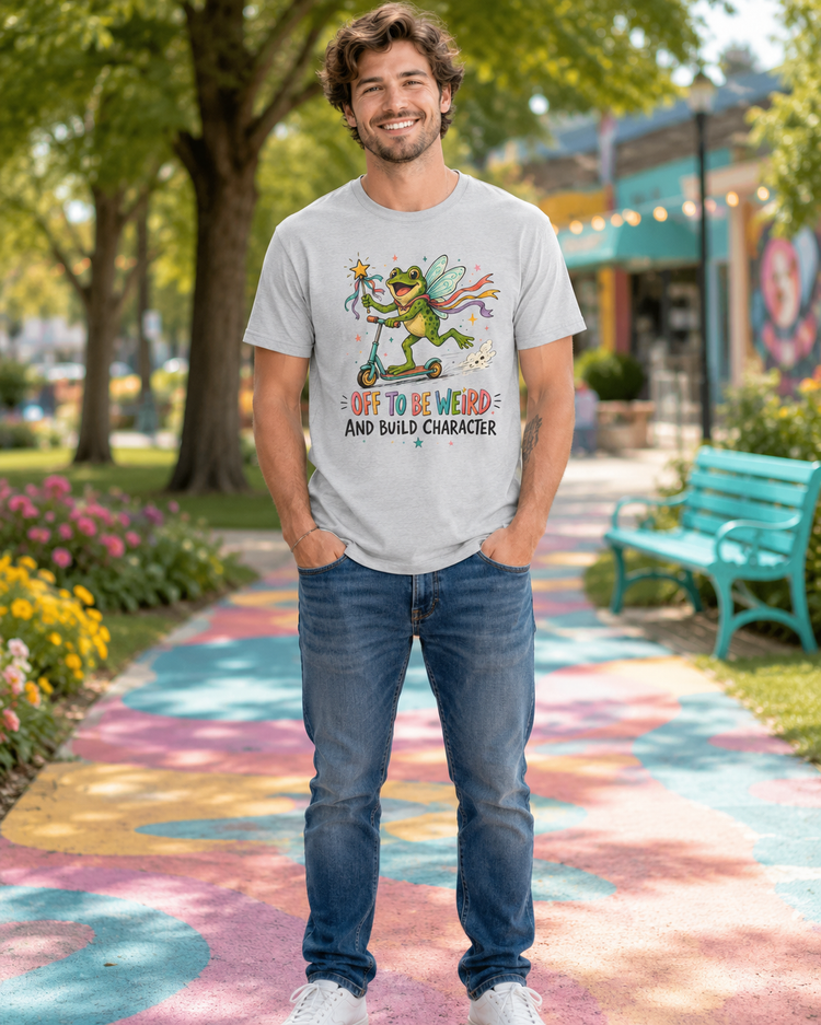Off to Be Weird & Build Character GildanĀ® Softstyle Tee