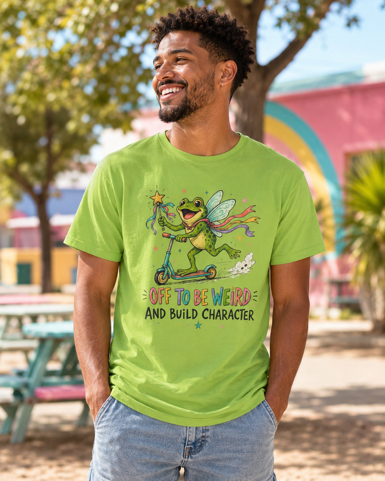 Off to Be Weird & Build Character GildanĀ® Softstyle Tee