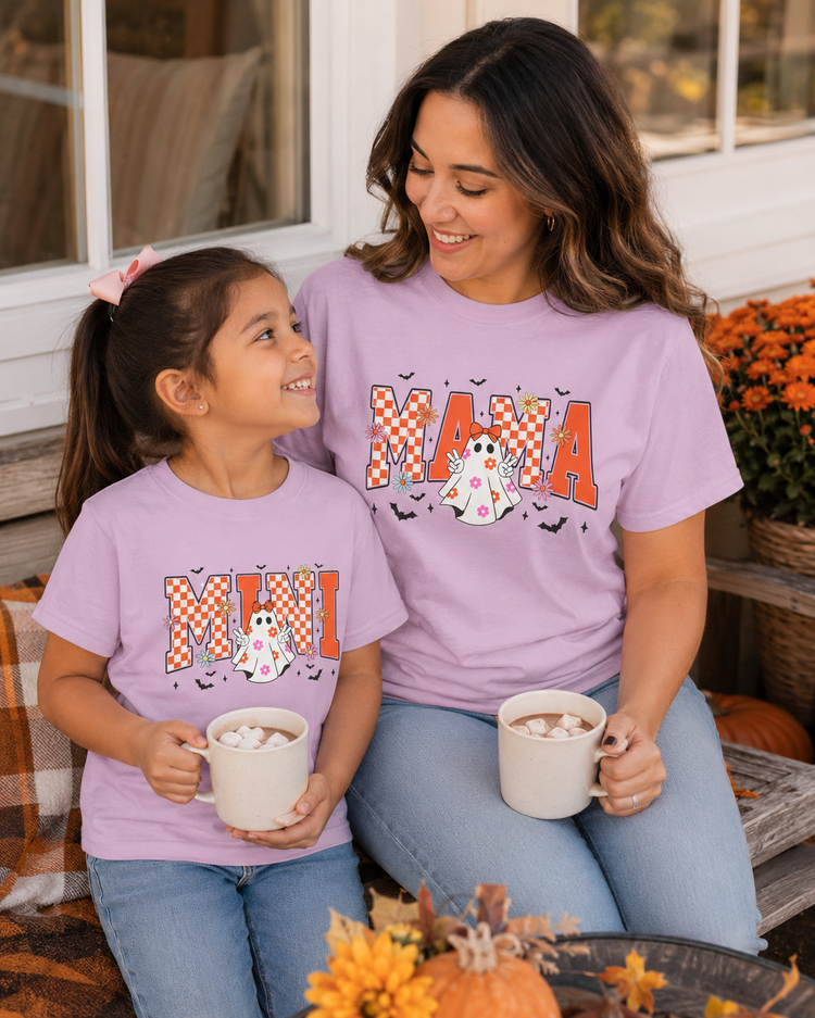 Mini Spooky Ghost Comfort ColorsĀ® Youth Tee
