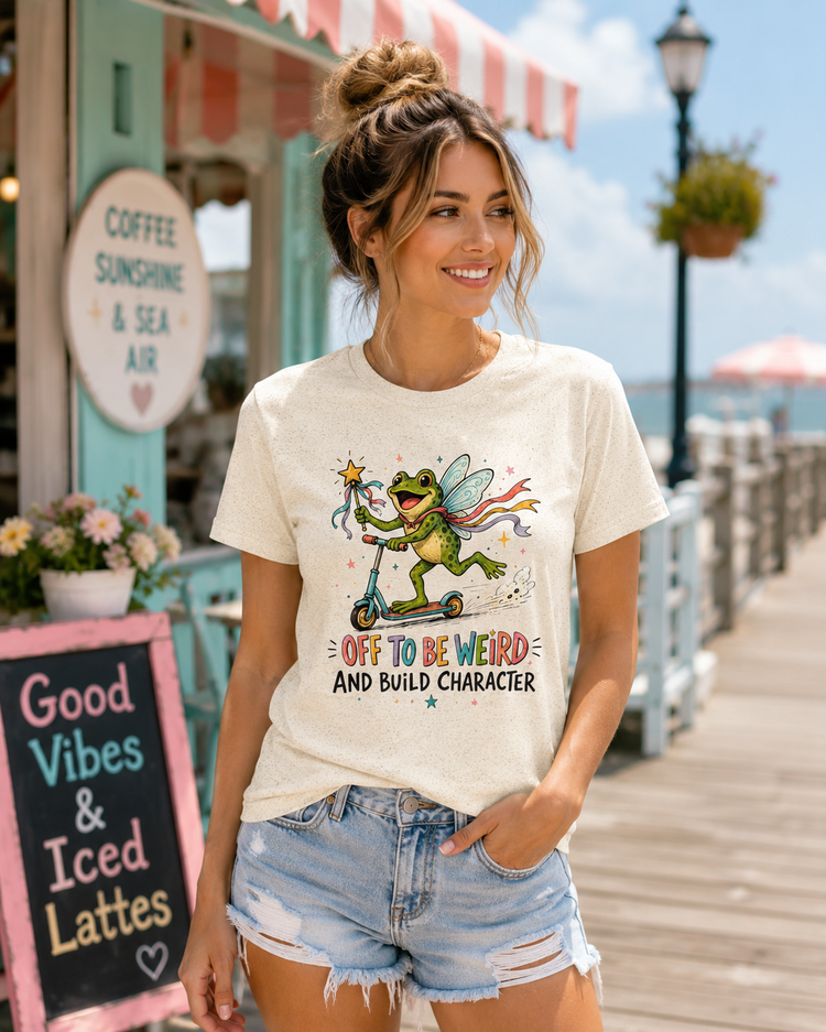 Off to Be Weird & Build Character GildanĀ® Softstyle Tee