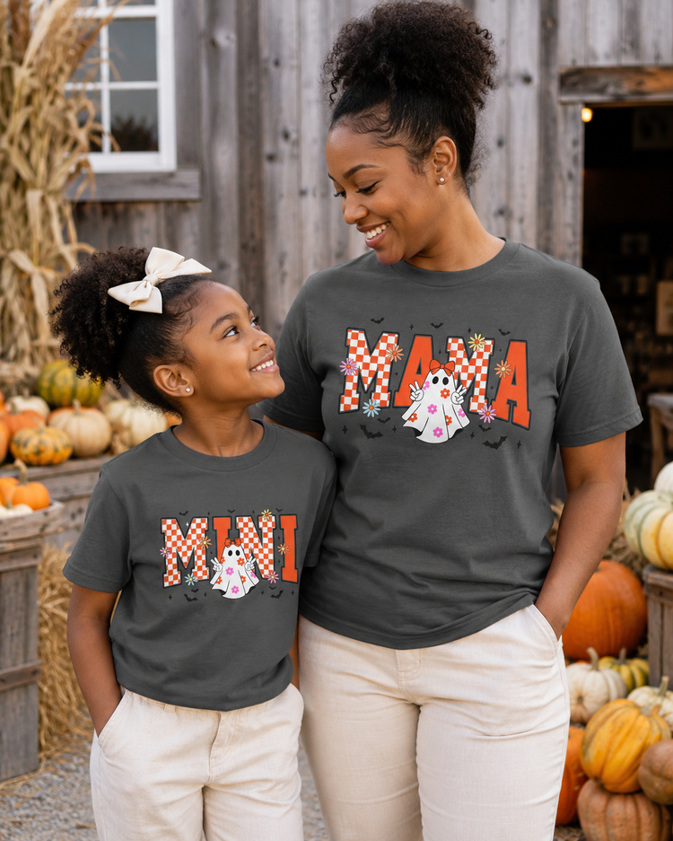 Mini Spooky Ghost Comfort ColorsĀ® Youth Tee