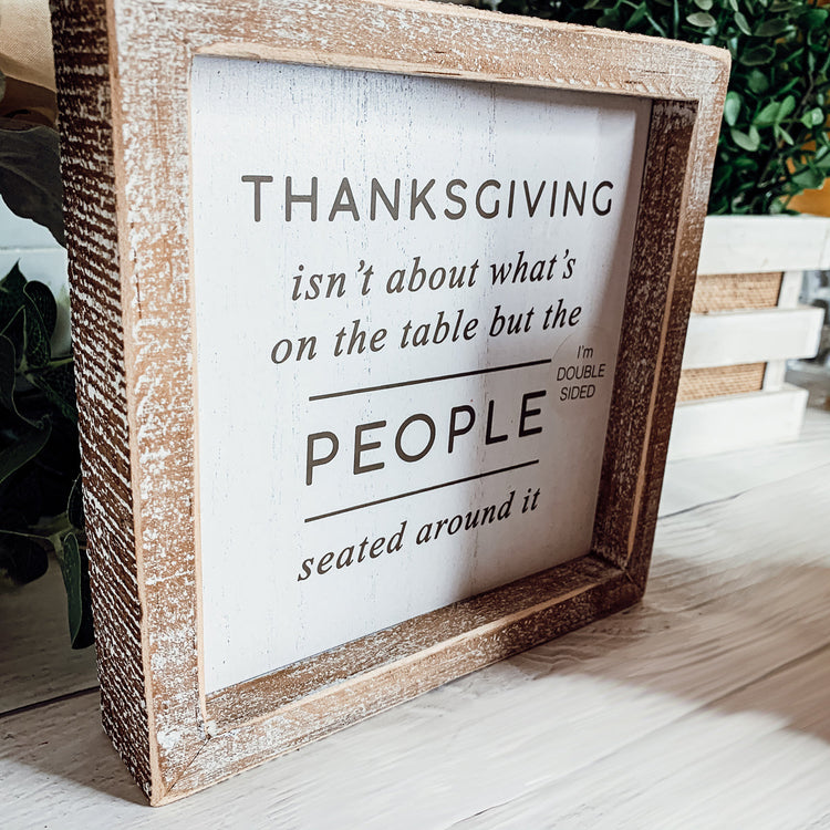 Double-Sided Halloween To Thanksgiving Reversible Porch Sign 2-in-1 Fall Decor