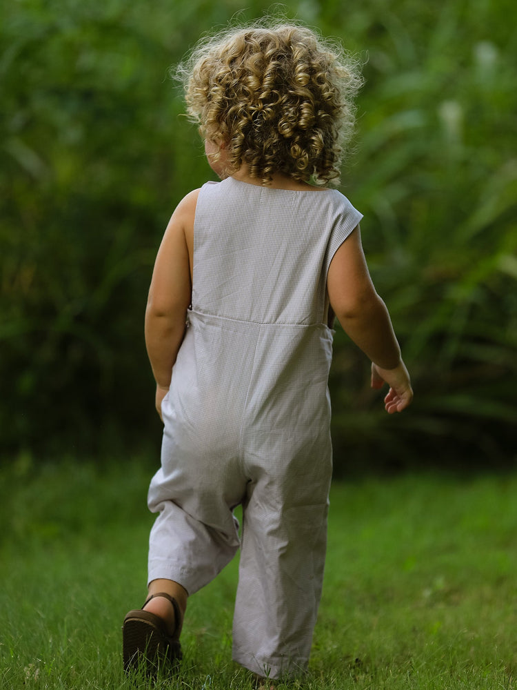 Fall Halloween & Thanksgiving Pumpkin Smock Embroidered Boys Romper