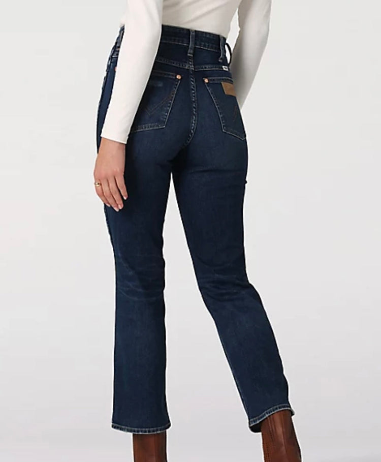 Wrangler Wild West 603 Wild Ride Cropped Jeans detail view