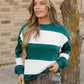 Mia Drop-Shoulder Baggy Sweatshirt | Evergreen