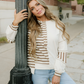 Bennie Colorblock Stripe Henley Pullover