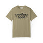 Garment-dyed Motherhood retro racing tee product view