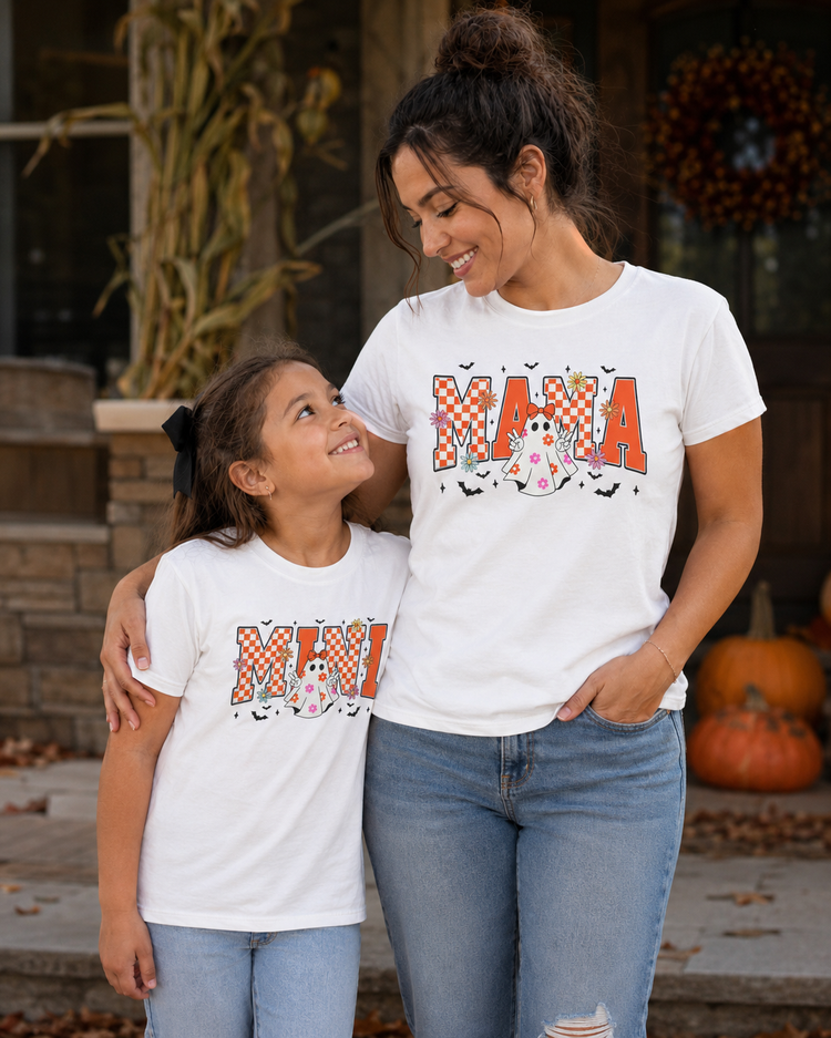 Mini Spooky Ghost Comfort Colors® Youth Tee
