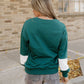 Mia Drop-Shoulder Baggy Sweatshirt | Evergreen