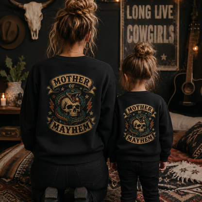 Mother of Mayhem Gildan Crewneck Sweatshirt