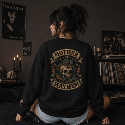 Mother of Mayhem Gildan Crewneck Sweatshirt