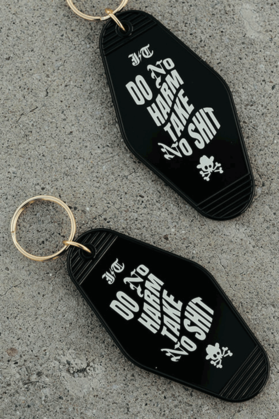 'Do No Harm Take No Shit' Key Chain