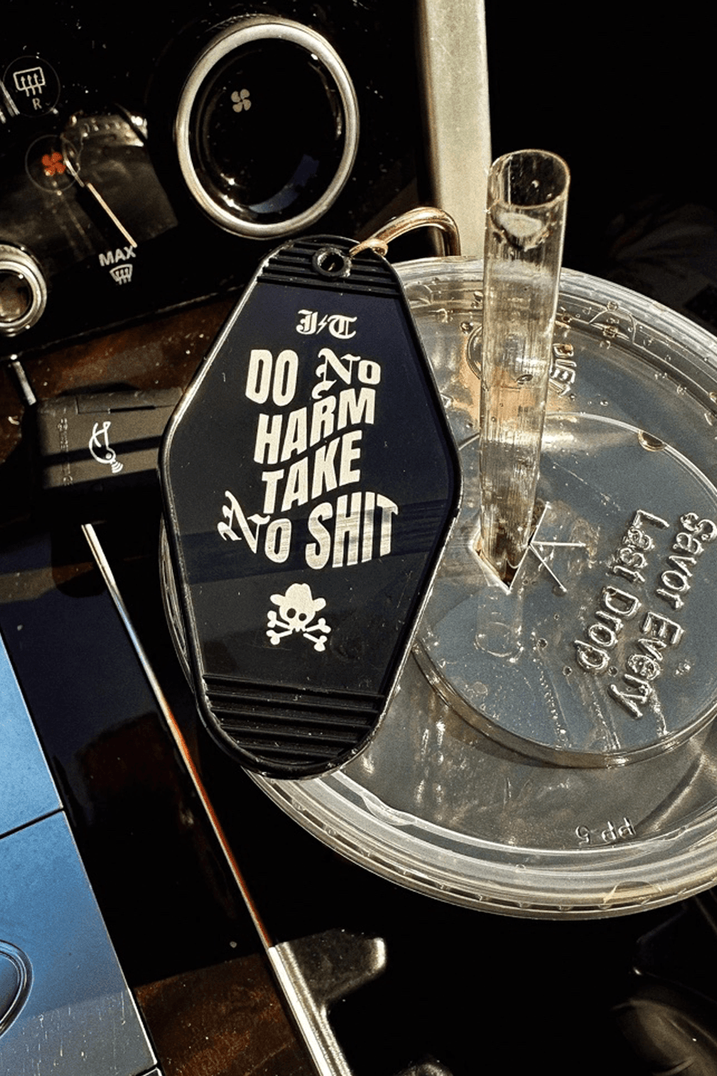 'Do No Harm Take No Shit' Key Chain