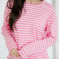 Amayah Striped Button-Front Two-Piece Pant Set
