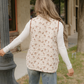 Mabel Quilted Concealed Button Vest