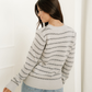 Ariana Button-Front Ribbed Short Cardigan