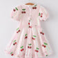 Sweet Cherry Sequins Cute Dress