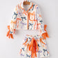 Halloween Mommy and Me Bow Print Pajama Set