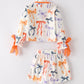 Halloween Mommy and Me Bow Print Pajama Set