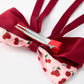 Cherry Bow Ribbon 4.5 Inch Hairpin