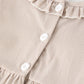 Fall Thanksgiving Pumpkin Embroidery Smock Plaid Girls Dress