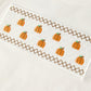 Halloween & Thanksgiving Pumpkin Smock Embroidered Plaid Boys 'Set