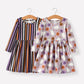 2 Piece Halloween Ghost Striped Girls Dress Set