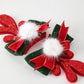Christmas Elk Pom Pom Girls Hair Clip