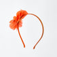 Halloween Pumpkin Floral Girls Headband
