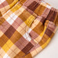 Fall Thanksgiving Brown Plaid Bow Trousers