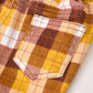 Fall Thanksgiving Brown Plaid Bow Trousers