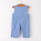 Fall Thanksgiving & Halloween Truck Smock Embroidery Baby Boy Romper