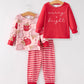Christmas 3 Piece Girls Pajama Set