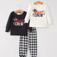 Christmas 3 Piece Girls Pajama Set