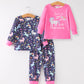 Christmas 3 Piece Girls Pajama Set