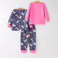 Christmas 3 Piece Girls Pajama Set