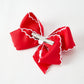 Winter Christmas Santa Hair Clip 4.3inch