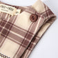 Western Horse Embroidered Smocked Plaid Baby Boy Romper