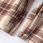 Western Horse Embroidered Smocked Plaid Baby Boy Romper