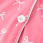 Mommy & Me Bow Print Ruffle Pajama Set