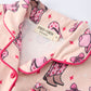 Mommy & Me Western Print Ruffle Pajama Set