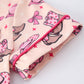 Mommy & Me Western Print Ruffle Pajama Set