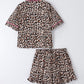 Mommy & Me Leopard Print Ruffle Pajama Set