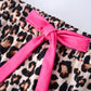 Mommy & Me Leopard Print Ruffle Pajama Set